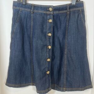 NWT Loft denim chambray skirt